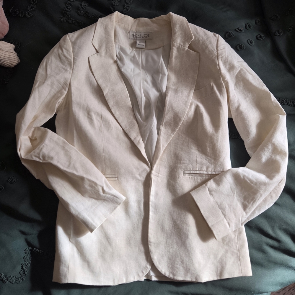 Rachel Zoe Elegant Cream Blazer